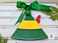 Christmas Elf Hat Ornament - Personalized Buddy the Elf Cap