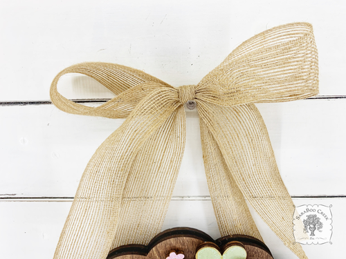 Floral Two Name/Word Sign