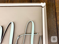 Grandma Sign Customized with Engraved Grandkids Names - Mimi, Gigi, Nana or Custom Name