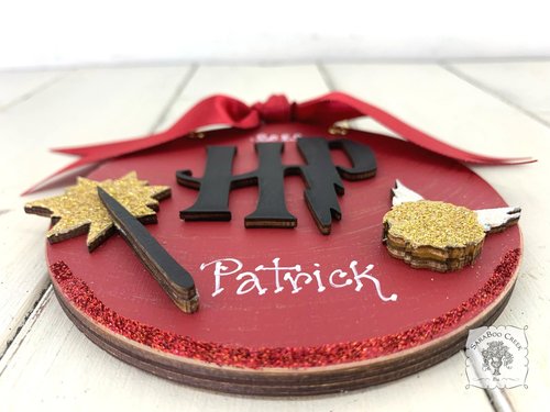 Harry Potter Ornament - Personalized, available in Harry Potter House Colors