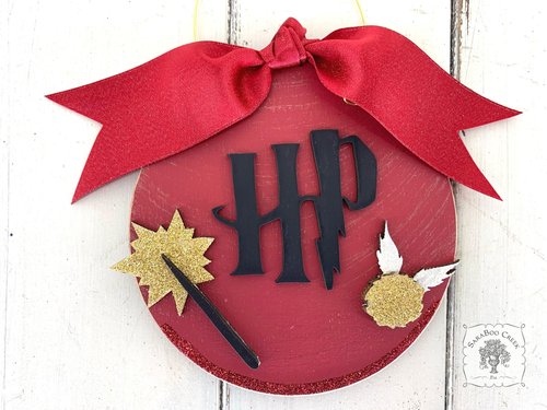 Harry Potter Ornament - Personalized, available in Harry Potter House Colors