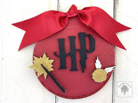 Harry Potter Ornament - Personalized, available in Harry Potter House Colors