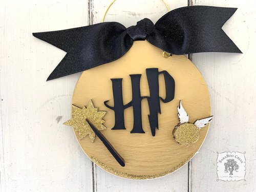 Harry Potter Ornament - Personalized, available in Harry Potter House Colors