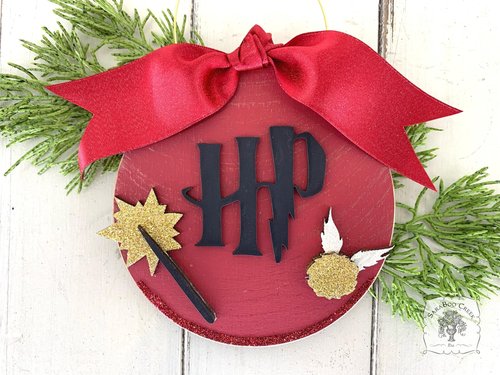 Harry Potter Ornament - Personalized, available in Harry Potter House Colors