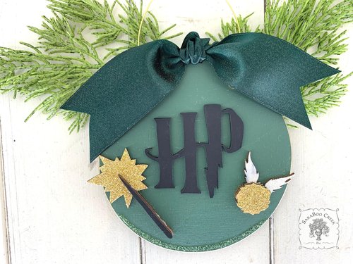 Harry Potter Ornament - Personalized, available in Harry Potter House Colors