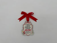 Mahjong 'Christmas Cheer' Wood Christmas Ornament