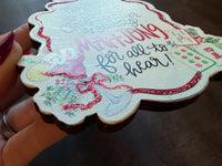 Mahjong 'Christmas Cheer' Wood Christmas Ornament