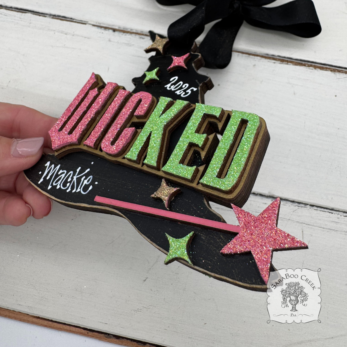 Wicked Wood Hat Ornament