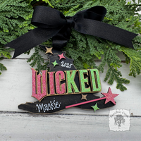 Wicked Wood Hat Ornament