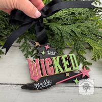 Wicked Wood Hat Ornament