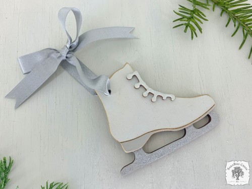 Ice Skate Ornament - Personalized Figure Skating Gift