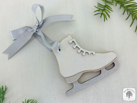 Ice Skate Ornament - Personalized Figure Skating Gift