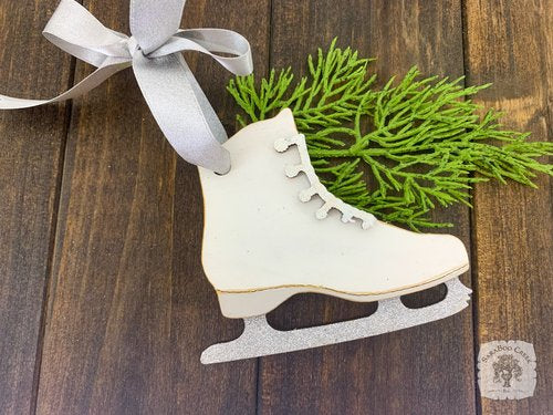 Ice Skate Ornament - Personalized Figure Skating Gift