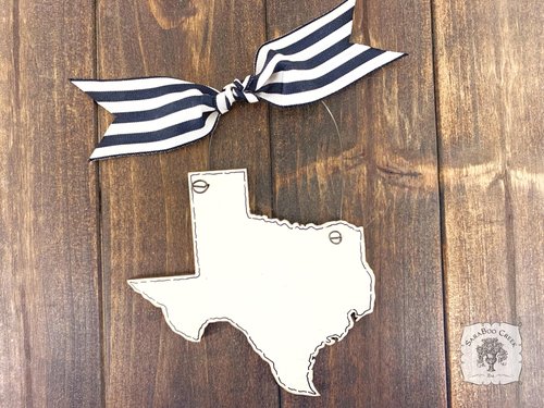 State of Texas Personalized Ornament