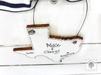 State of Texas Personalized Ornament