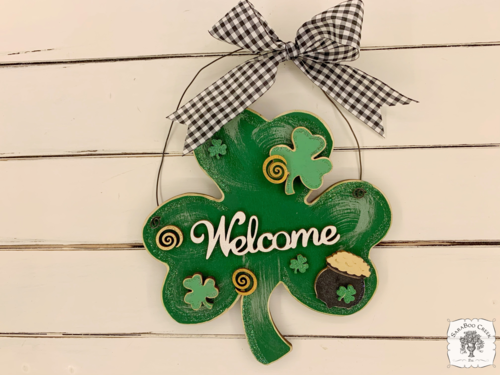 Welcome on E Shamrock with Accent Shapes – SaraBoo Creek