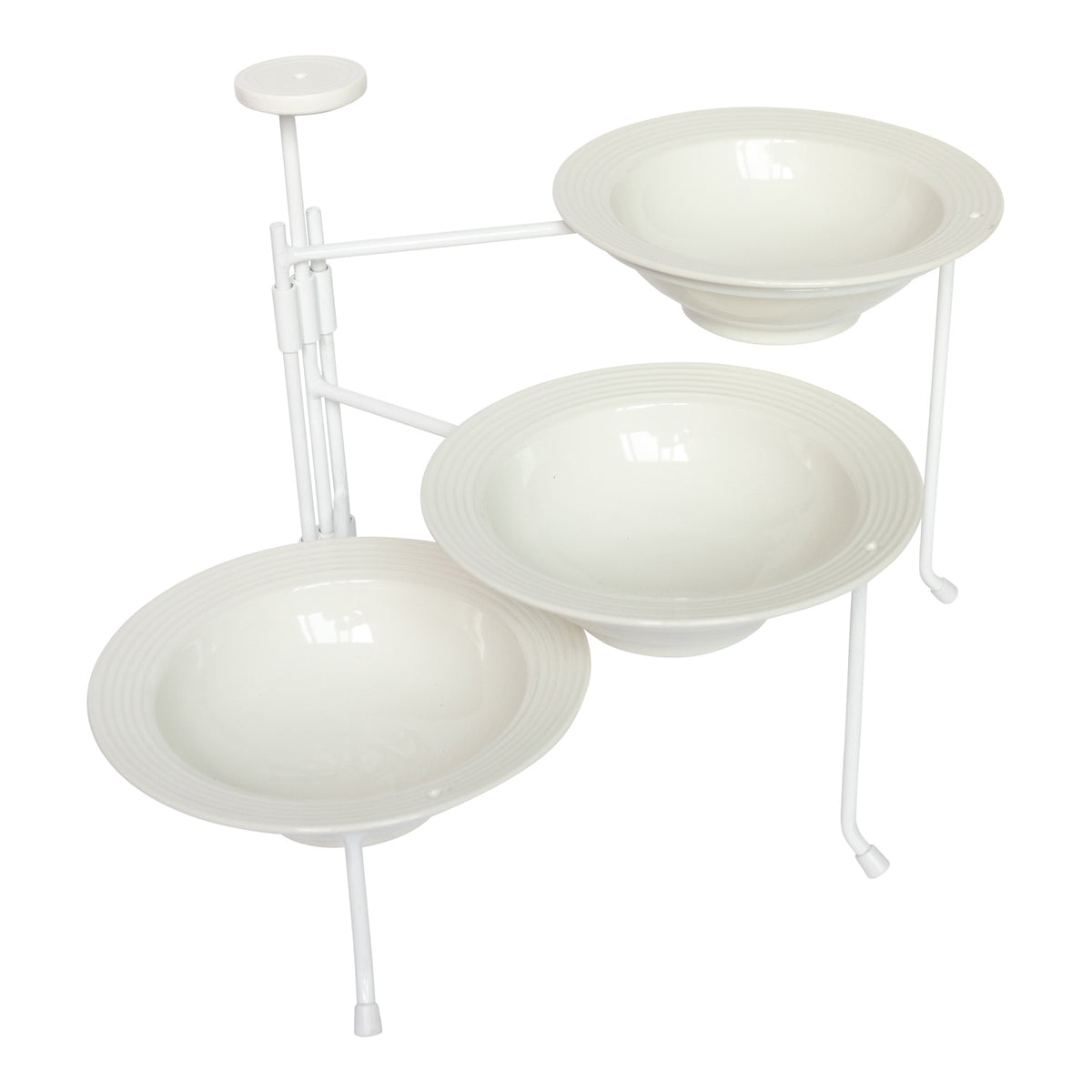 Nora Fleming Triple Tier Stand-Round(fits baby bowl)